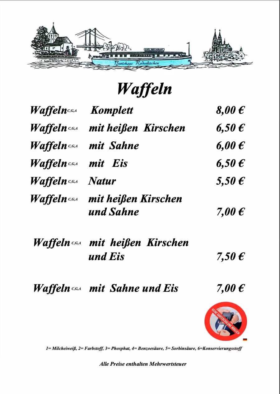 Waffelkarte